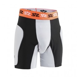 Salming E-Series Protective Shorts White/Orange