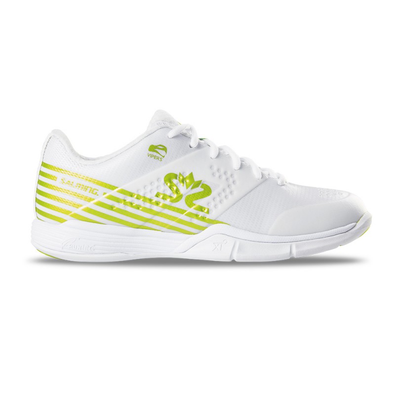 Salming Viper 5 Shoe Women White/Fluo Green