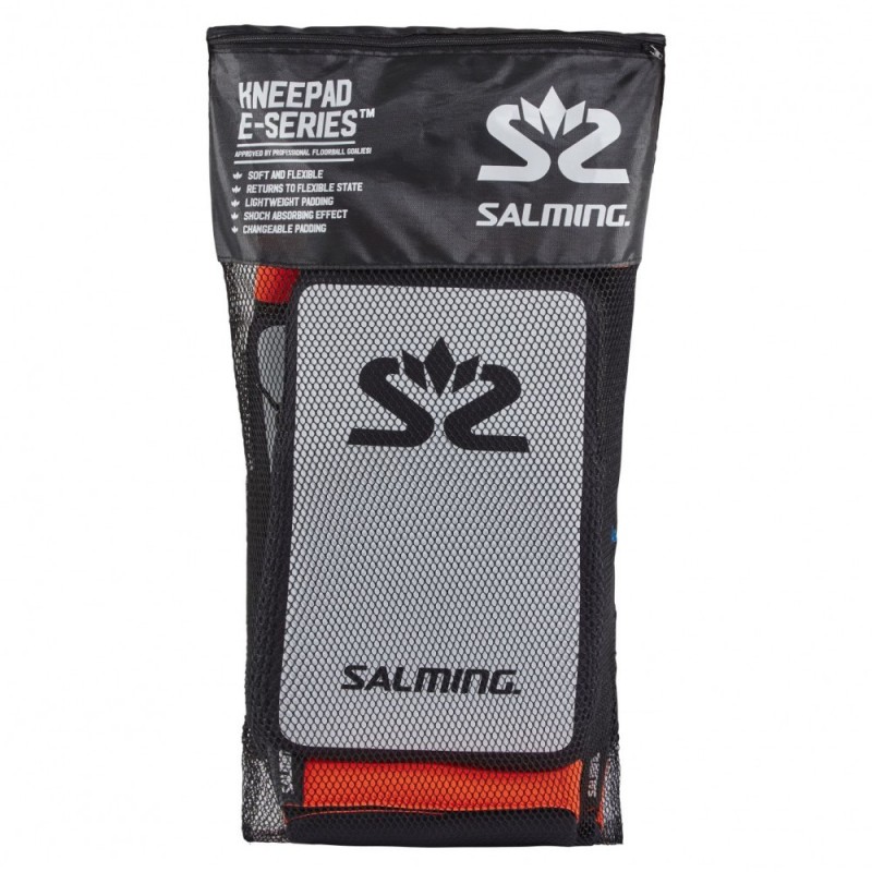 Salming E-Series Kneepads White/Orange