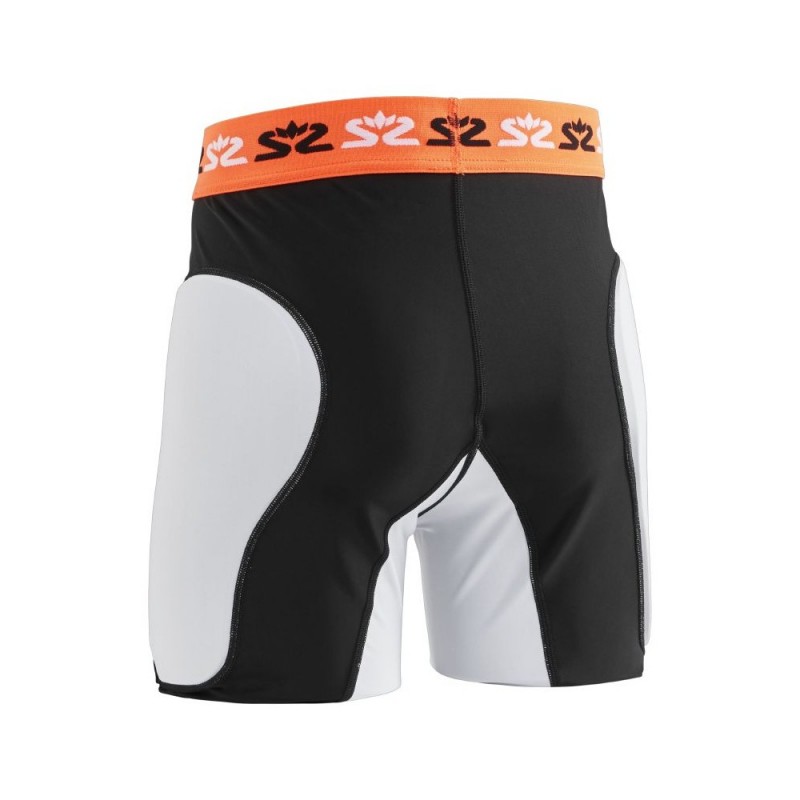 Salming E-Series Protective Shorts White/Orange