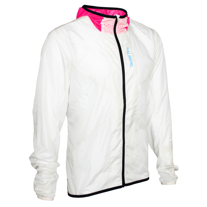 SALMING Sarek Jacket 21 Unisex White/Pink