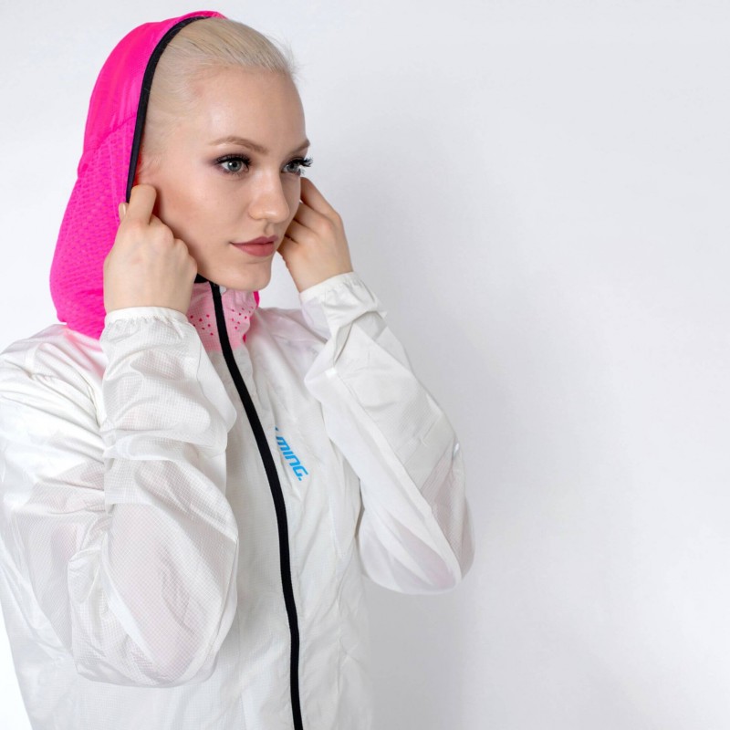 SALMING Sarek Jacket 21 Unisex White/Pink