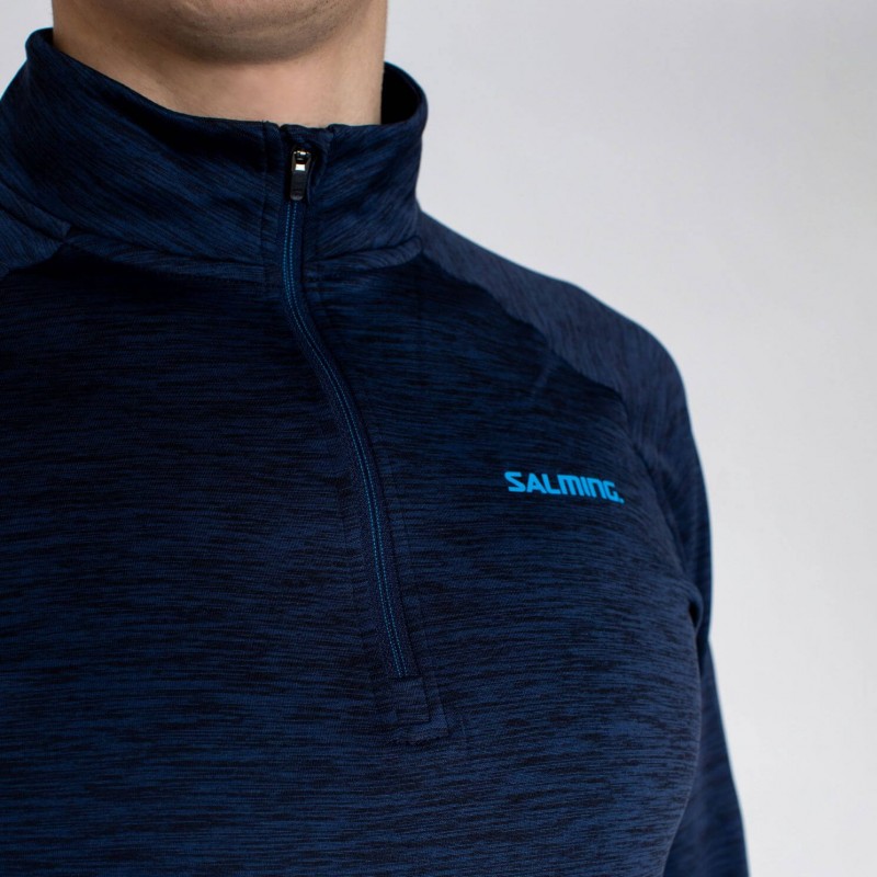 SALMING Norrviken Halfzip Men Blue Melange