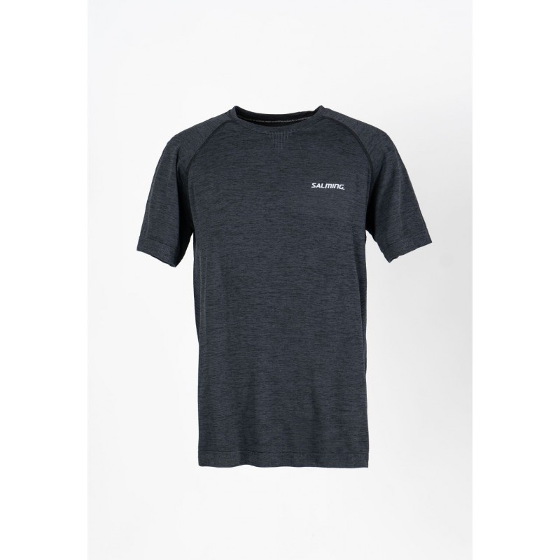 SALMING Seamless Tee Men BlackMelange