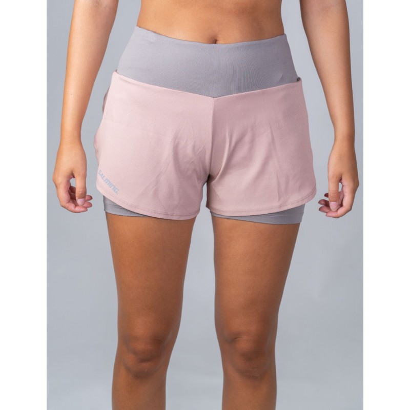 SALMING Essential 2-in 1 Shorts Women DustyPink/Grey