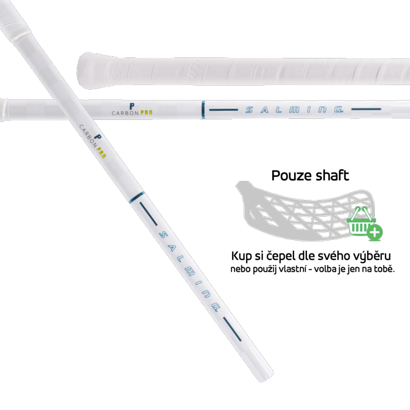 SALMING P-Series Carbon Pro 27 White/Blue 96 cm Shaft