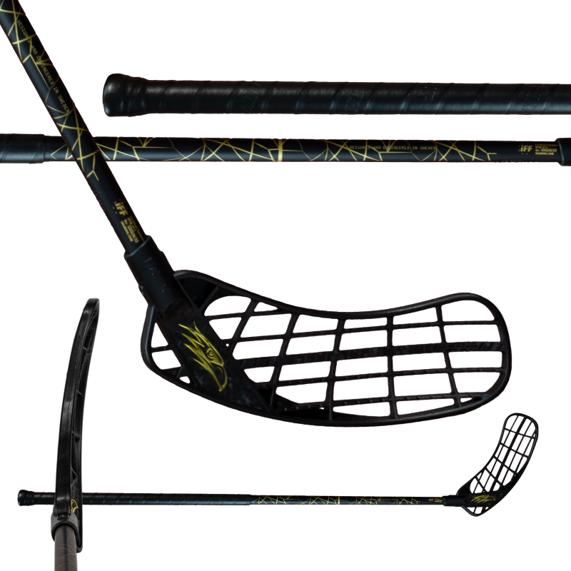 SALMING Kickzone SR Hawk Blade 27 Black/Gold 96 (107 L)