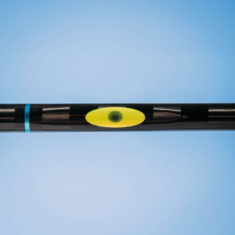 SALMING P-Series Kickzone Pro 29 Black/Blue 96 cm Shaft Left