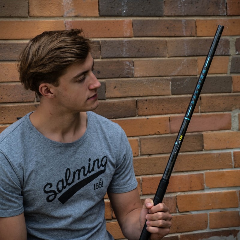 SALMING P-Series Kickzone Pro 29 Black/Blue 96 cm Shaft Left