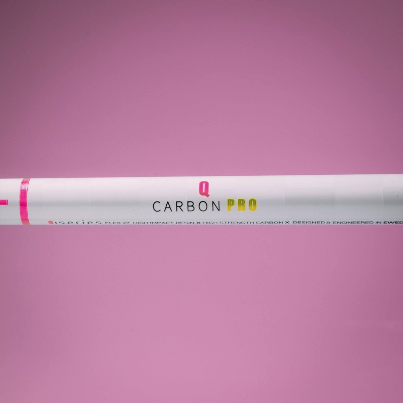SALMING Q-Series Carbon Pro 27 White/Pink 96 cm Shaft