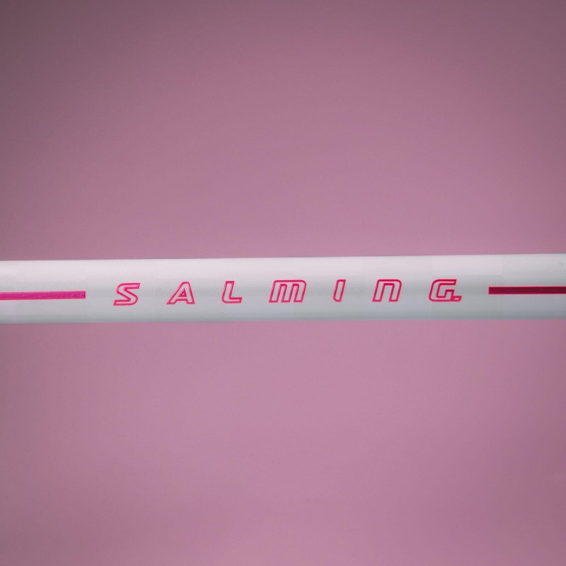 SALMING Q-Series Carbon Pro 27 White/Pink 96 cm Shaft