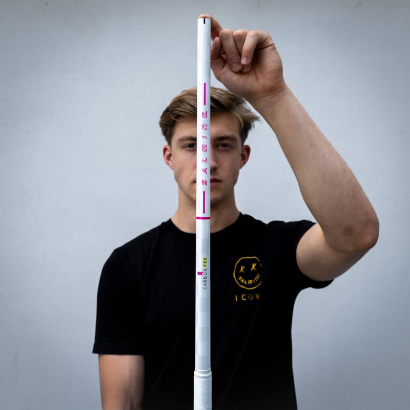 SALMING Q-Series Carbon Pro 29 White/Pink 96 cm Shaft