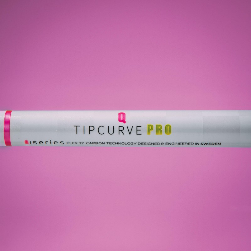 SALMING Q-Series Tipcurve Pro 29 White/Pink 96 cm Shaft Left
