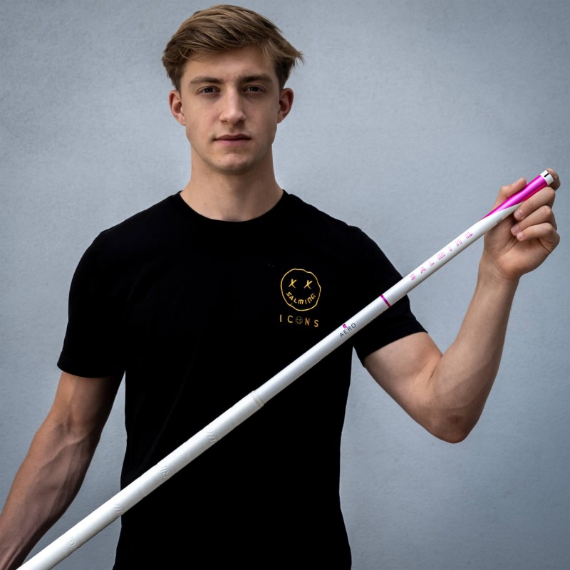 SALMING Q-Series Aero 29 White/Pink 96 cm Shaft