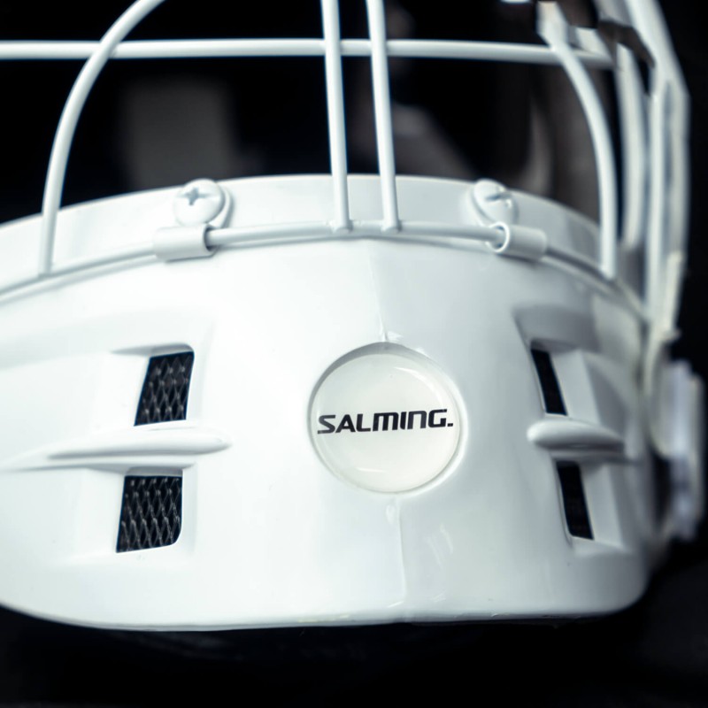 SALMING Phoenix Elite Helmet White Shiny