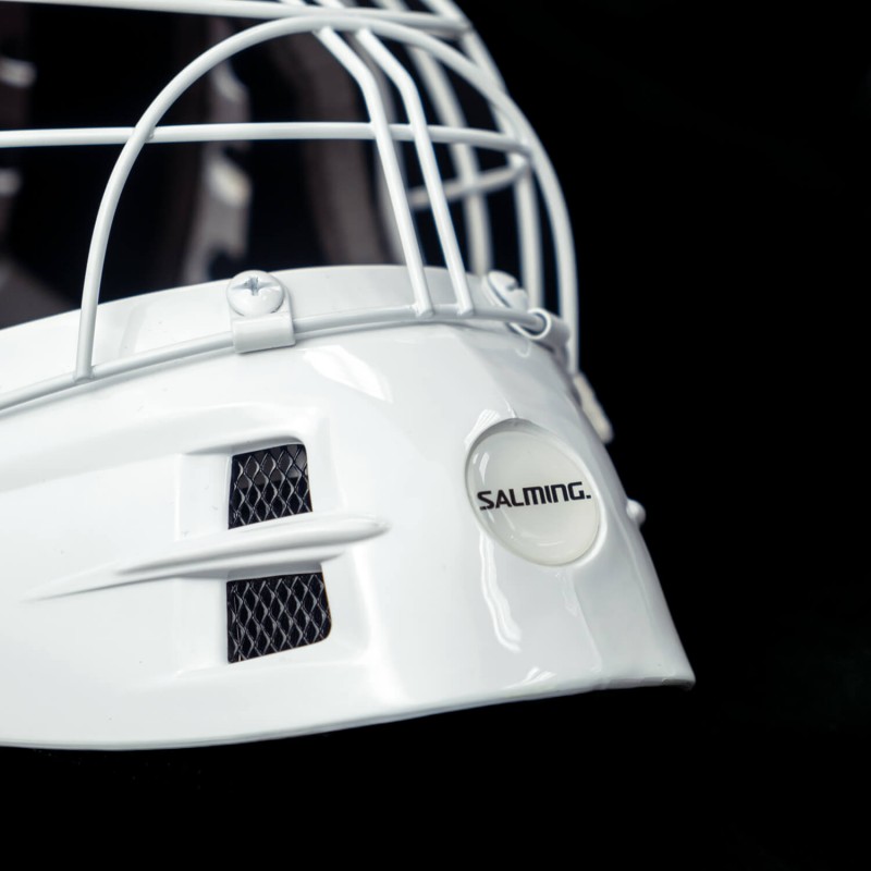 SALMING Phoenix Elite Helmet White Shiny