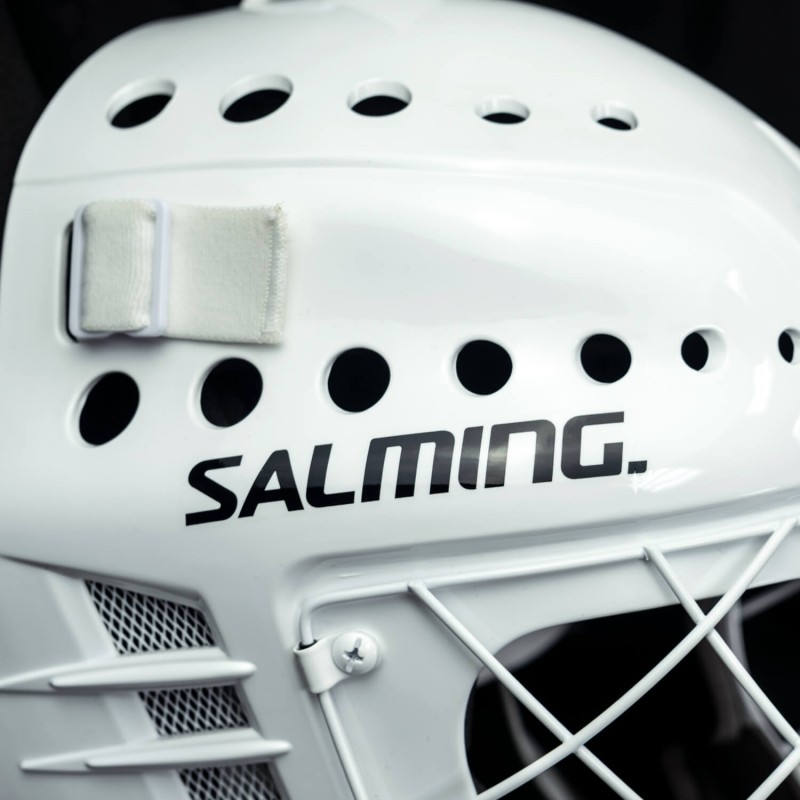 SALMING Phoenix Elite Helmet White Shiny