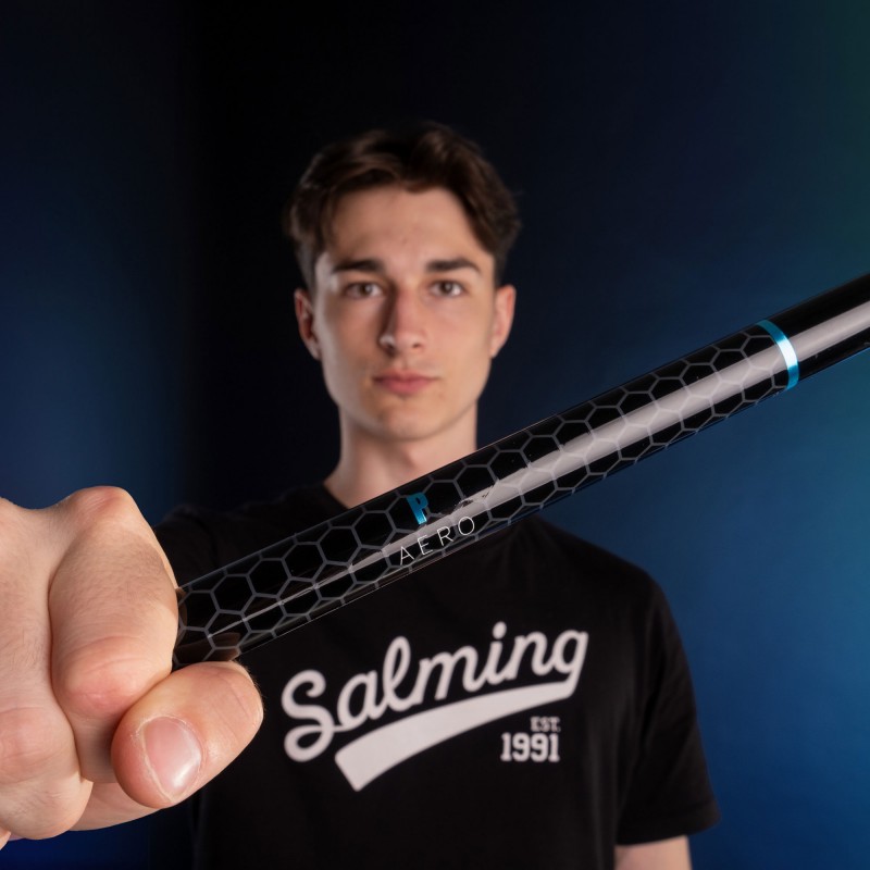 SALMING P-Series Aero F29 JR Black/Cyan 92 cm Shaft