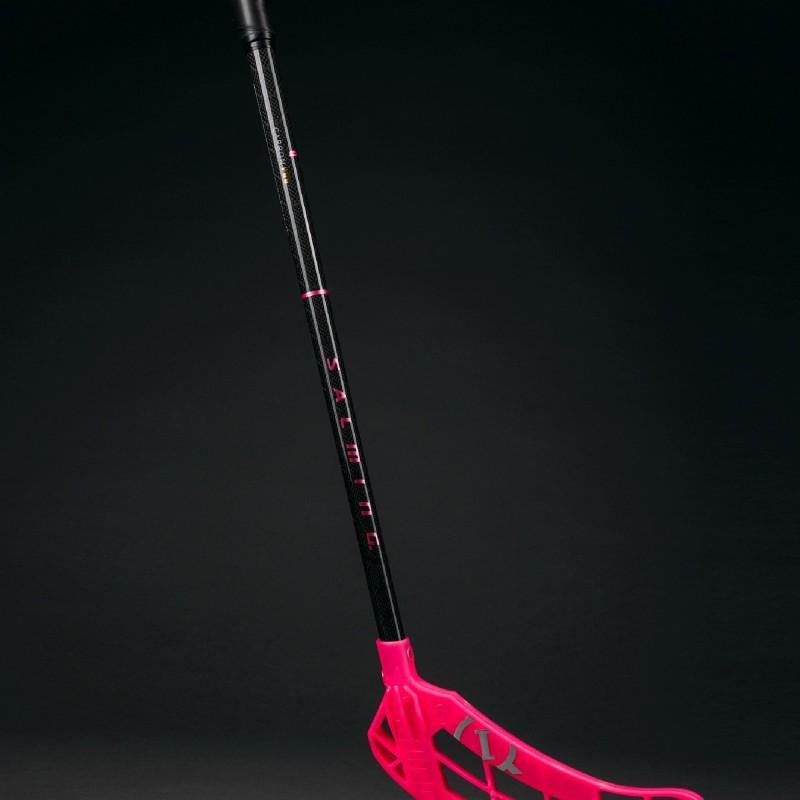 SALMING Q-Series Carbon Pro F29 JR Black/Magenta 92 cm Shaft