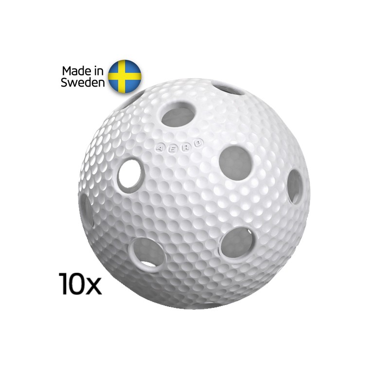 Aero Ball White 10 pack