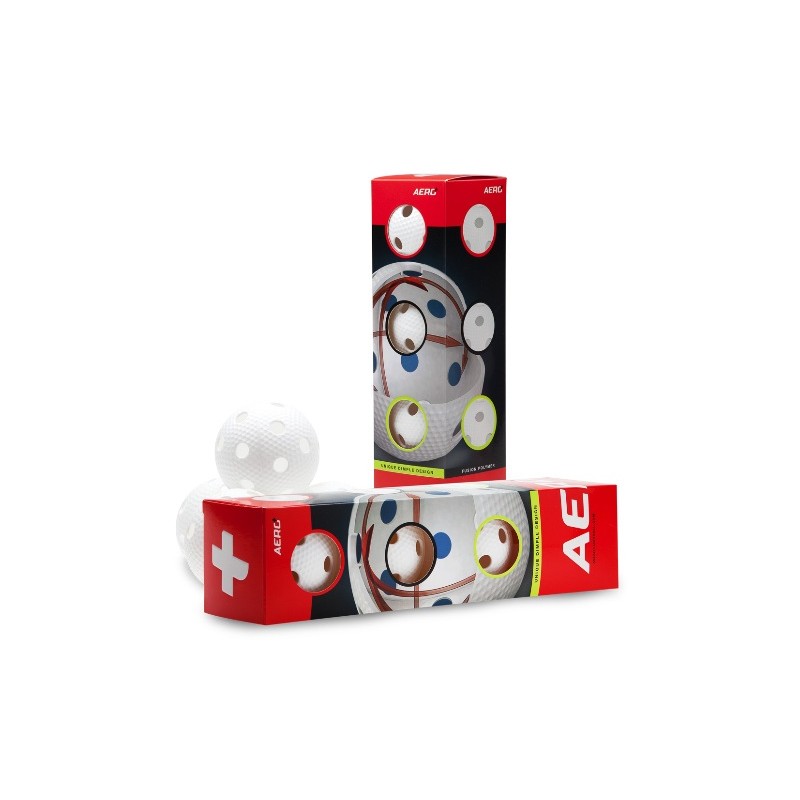 Aero Plus Ball White 4-pack